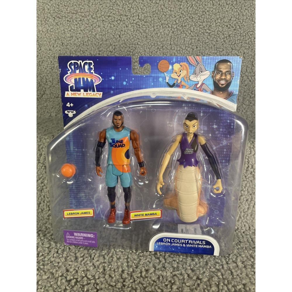 SPACE JAM: A New Legacy On Court Rivals - Lebron & White Mamba 5" Action Figure